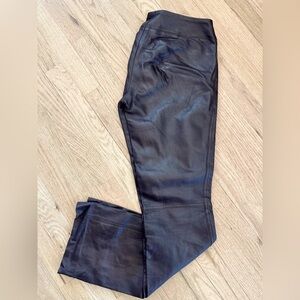 MAX STUDIO Brown Leather Pants
